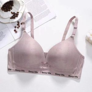 2Pcs Women Lace Lingerie Set Adjustable Spaghetti Shoulder Straps 1/4 Cup  Unlined Shelf Bra With