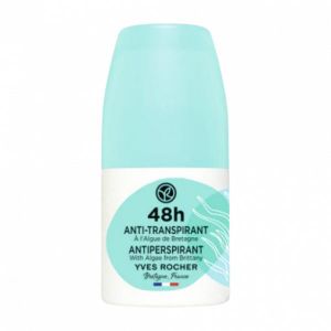 Yves Rocher  48H Algae Antiperspirant Roll-On 50ml  Invisible & Long-Lasting