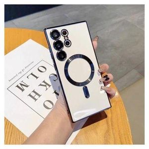 SAMSUNG GALAXY S22 ULTRA TRANSPARENT MAGNETIC BACK CASE/ COVER