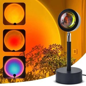 Sunset Lamp Projection, 16 Colors Sunset Lamp Multiple Colors with Remote Control, 360 Degree Rotation 