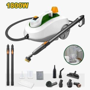 JADEVER Heavy-Duty Steam Cleaner - 1800W Multipurpose Handheld Floor Steamer with Accessories for Home, Car Detailing, Tile, Grout, Carpet, Wallpaper, Upholstery, Window, Deep Cleaning
