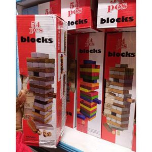 54-Piece Jenga-Style Block Game 