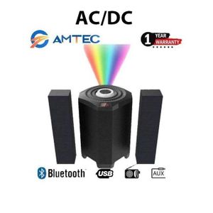 Amtec 15000W,2.1CH POWERFUL BLUETOOTH SPEAKER SYSTEM-BLACK