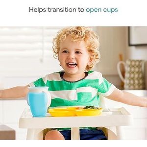 360° Leak-Proof Infant Training Cup – 300ml Non-Spill Baby Learning Cup with Double Handles & Flip-Top Lid – BPA-Free Interactive Toddler Sippy Cup