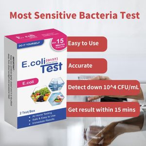 E.coli O157 Water Test Kit for Bacteria Home Testing, Test Plate with Sample Collection Tools, Test Tube, Multipurpose for Drinking Water, Pools , Spa, Fruits, Vegetables & Wild Water