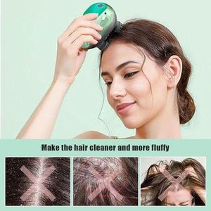 Cordless Electric Hair Scalp Massager- Rechargeable Head Massager with Kneading Massage. Waterproof, Handheld, Portable Head Scratcher Massager to Stimulate Hair Growth, Deep Clean. Full Body & Stress Relief.