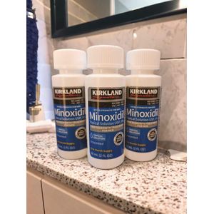 Kirkland Minoxidil 5% Extra Strength Hair Regrowth 3 Month better