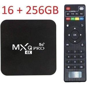 Mx Pro Android Tv Box  Smart TV Box – 16GB RAM, 256GB ROM, 4K Ultra HD, Wi-Fi, Bluetooth,
