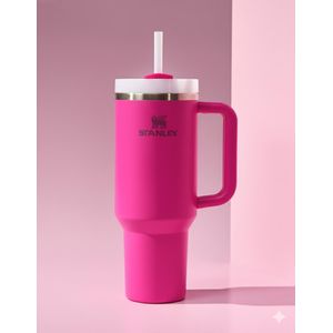 Stanley  Quencher H2.0 40oz Premium Insulated Tumbler – Official, Stylish Design with Handle & Straw