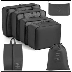 Packing Cubes for Travel Essentials, Suitcase Organizer Bags Set for Luggage, Road Trip Travel Accessories in Various Sizes (7 Pieces).