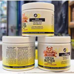 American Dream Cocoa Butter Lemon Body Cream