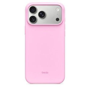 Premium Slim Apple Silicone Case for iPhone 17 Pro – Shockproof, Anti-Fingerprint, Soft-Touch Protective Cover – Pink