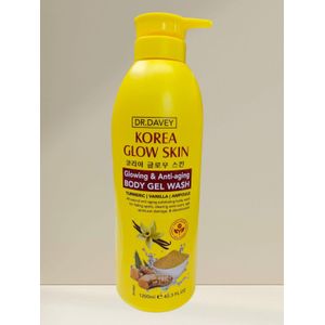 DR.DAVEY Advanced Korea Glowing & anti-aging  Body Gel Wash, for black spots, sun damage, discoloration & acne scars