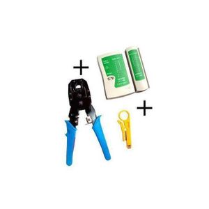 Professional RJ45 RJ11 RJ12 LAN Network Crimping Tool, UTP LAN Cable Tester And Cable Wire Stripper