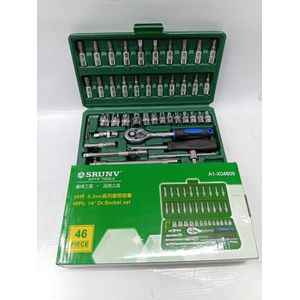 46 pieces  socket wrench