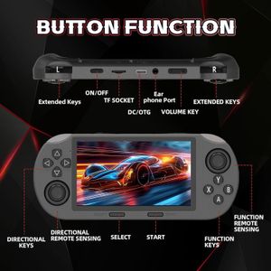 SF3000 Retro Handheld Game Console,20000+ Games,Retro Gaming Console,E-Book/Music/Video Playback/Emergency Charging of Phone,14 Emulators,4.5-Inch IPS Screen,Dual Core Processor (Black)