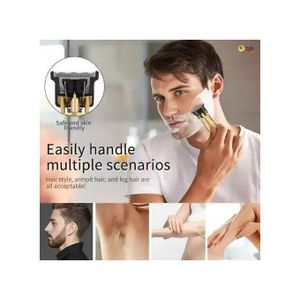 Compact Electric Groomer for Hair, Beard and Body