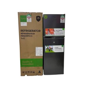 Syinix 137L 2 Door Refrigerator/ Top Freezer Mounted Energy Efficient Fridge 