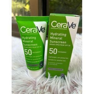 Ceraveé.Hydrating Mineral Sunscreen green SPF 50(75ml)