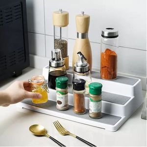 4pcs/set Glass Seasoning Storage Jars with wood base Kitchen Salt Shaker  Pepper Storage Spice Organizer Kitchen Utensils - AliExpress
