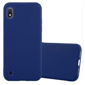 Soft Silicone Back Cover for Samsung Galaxy A10 - Blue, anti-fingerprint, anti-scratch, durable silicone case