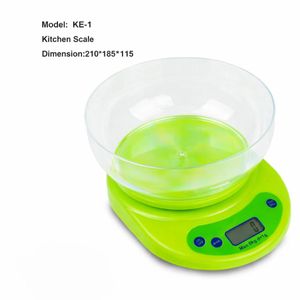 Digital Kitchen Weighing Scale 5KG With Bowl For Cooking And Baking