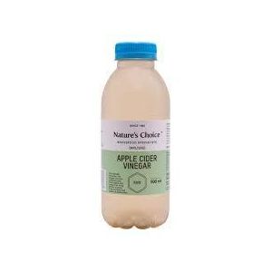 Nature'S Choice Raw Apple Vinegar Unfiltered – 500ml