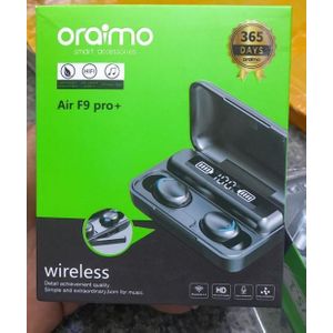 Oraimo Air F9+ Pro Earbuds With Powerbank.