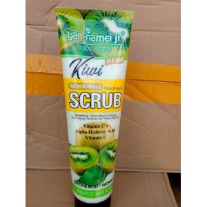 Yan Namei Ji  Kiwi Bubble Face And Body Bath Salt Scrub