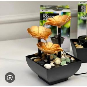 LED Fountain With Stones, Desktop Waterfall Function