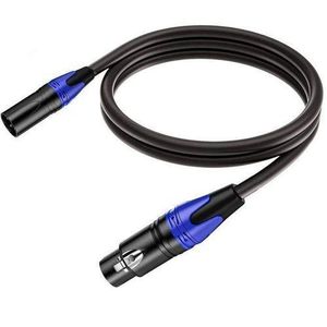 Bn  Balanced XLR Cable 3m(Male to Female), Professional 3-Pin Microphone Wire for Studio Recording, Audio Interface-Oxygen-Free Copper (OFC) Shielded Mic Cord for Mixer & Studio Monitor (1Pc, Brown)