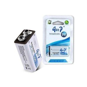 Goop  Battery 9V 300 mAh Rechargeable / BATTERY 9V RECHARGEABLE