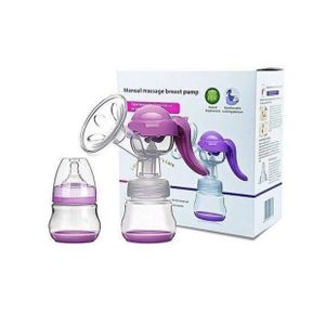Manual Breast Pump – BPA Free Milk Extractor with Baby Bottle
