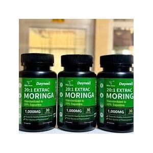 Daynee Moringa Extract 20:1 – 10,000mg Immune, Energy & Detox Supplement (30 Servings)