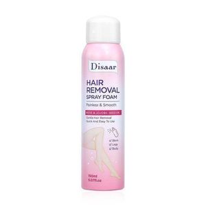 Disaar Rose Hair Removal Spray Foam With Jojoba Oil Gentle Underarm & Leg Hair Remover Easy /Girls Bikini Hair Smooth Removal Foam