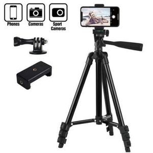    ADJUSTABLE PHONE CAMERA TRIPOD STAND + HOLDER CLIP