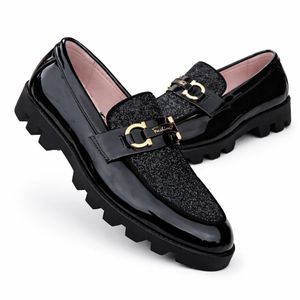Men's Casual Moccasins Loafers - Black