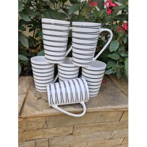 6pcs Ceramic mug
