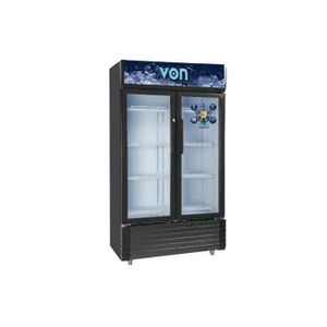 Von 615L Double Door Fridge