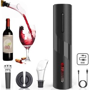 COKUNST Electric Wine Opener, Battery Operated Wine Bottle Openers with  Foil Cutter, One-click Button Reusable Automatic Wine Corkscrew Remover for