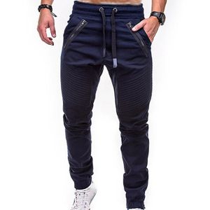 Men's Punk Slim Zip Pants Casual Trouser Fit Skinny Fashion Stretchy Biker  Jeans