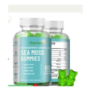 Sea Moss Gummies Highly Effective Anti-Aging, Cardiovascular Health, Cholesterol Support, Energy Support, Immune Support