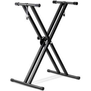 Piano/Keyboard Stand With Locking Stands Double X Shape