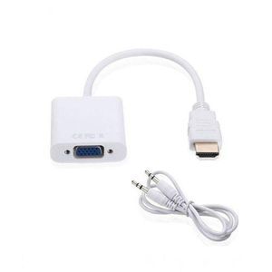 HDMI TO VGA Output 1080P HD+ Audio TV AV HDTV Video Cable Converter Adapter