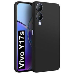 All Side Shock Proof Rubberised Back Case Cover for Vivo Y17s
