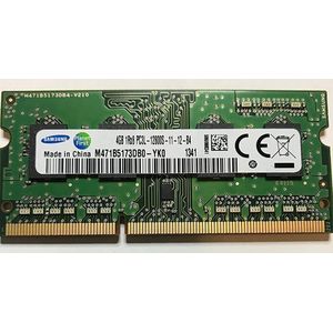 Samsung  ram Memory 4GB (1 x 4GB) DDR3 PC3-12800,1600MHz, 204 PIN, SODIMM for laptops