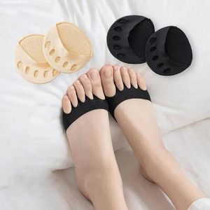 Forefoot Pads for Women High Heels,Non-Slip Toe Socks Forefoot Pad Reusable Ball of Foot Cushions Honeycomb Fabric Metatarsal Pads Invisible Forefoot Socks Pads Women and Men-a pair
