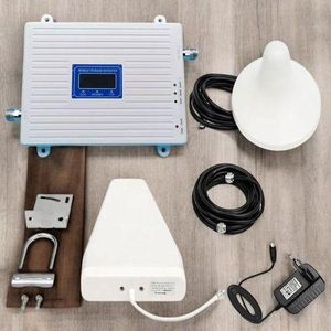 Tri-Band 2G 3G 4G Cell Phone Signal Enhancer, Indoor Use, Supports Multiple Operators, Good Quality, LED Indicator