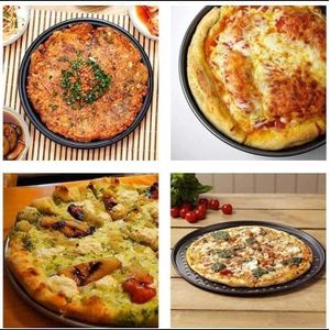  31cm Non-Stick Perforated Pizza Pan - Professional Carbon Steel Round Pizza Crisper Tray For Oven Baking, Round 31cm Pizza Baking Sheet With Holes - Non-Stick Crispy Crust Pizza Pan For Home & Commercial Kitchens