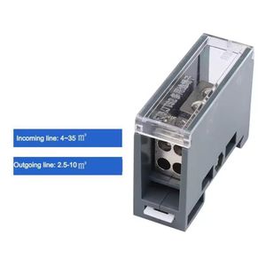 Multi-purpose Din Rail Terminal Block Distribution Box One in Multiple out Universal Power Junction Box Wire Connector